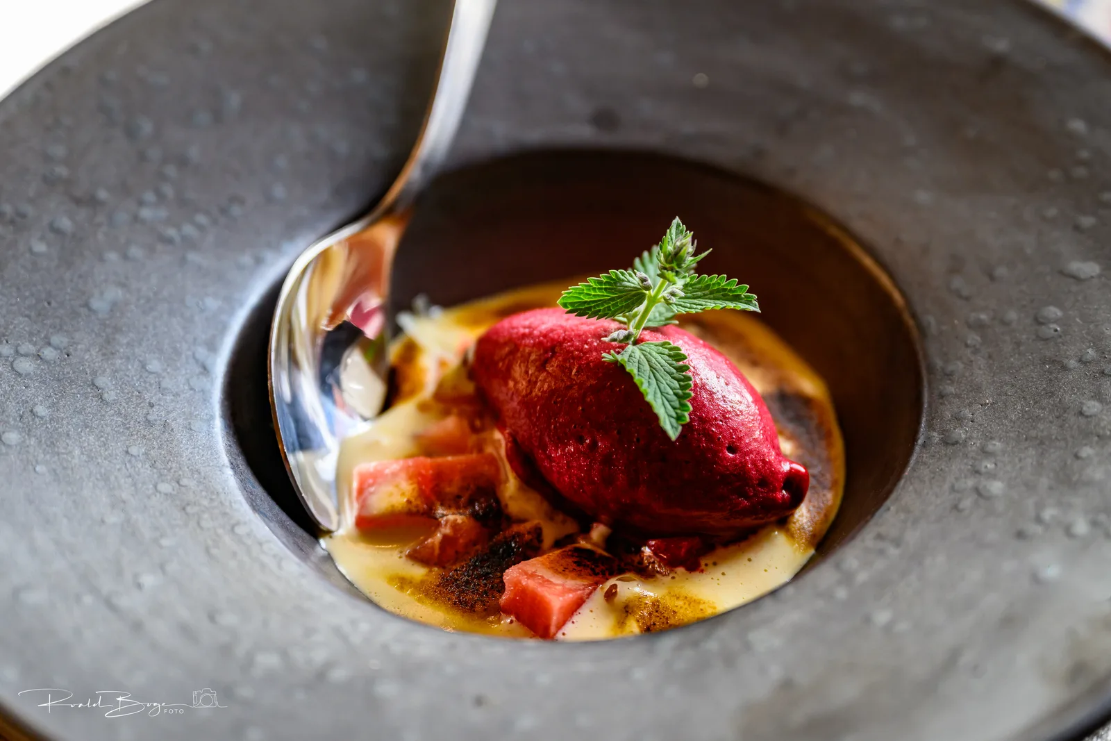 Dessert med bær